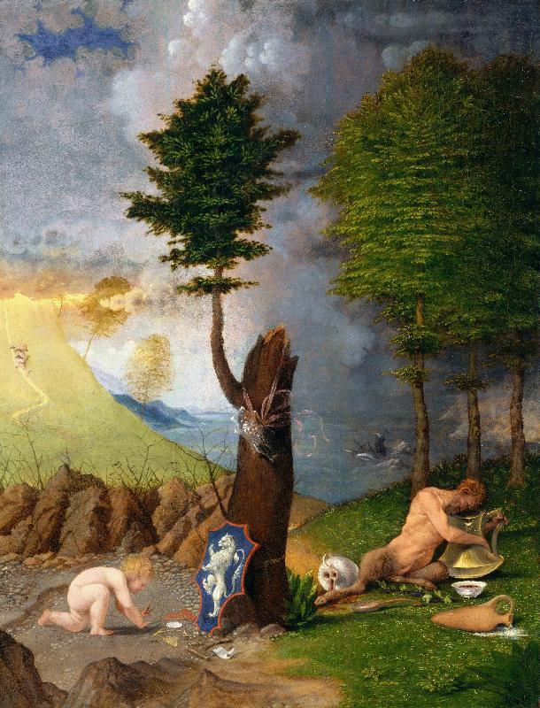 Lorenzo Lotto Allegory of Virtue and Vice oil painting image